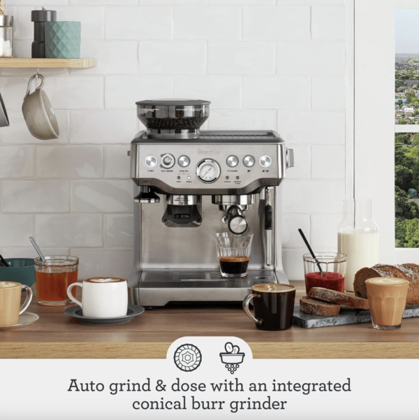 Breville the Barista Express Espresso Machine, One Size, Black Sesame - Image 2