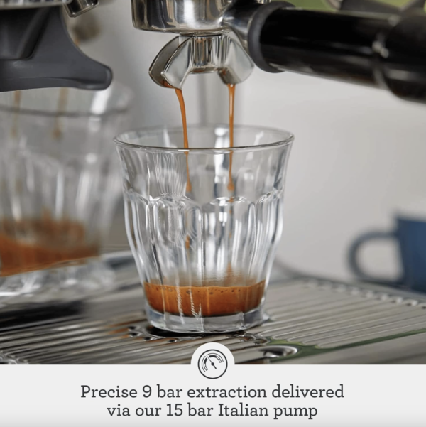Breville the Barista Express Espresso Machine, One Size, Black Sesame - Image 4