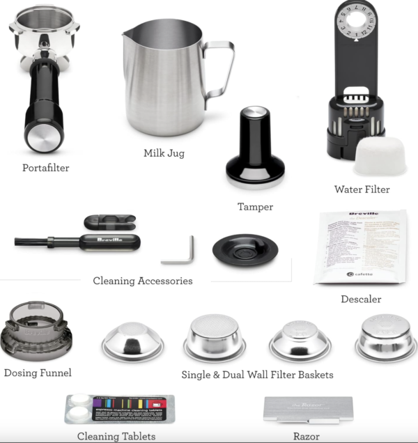 Breville the Barista Express Espresso Machine, One Size, Black Sesame - Image 7